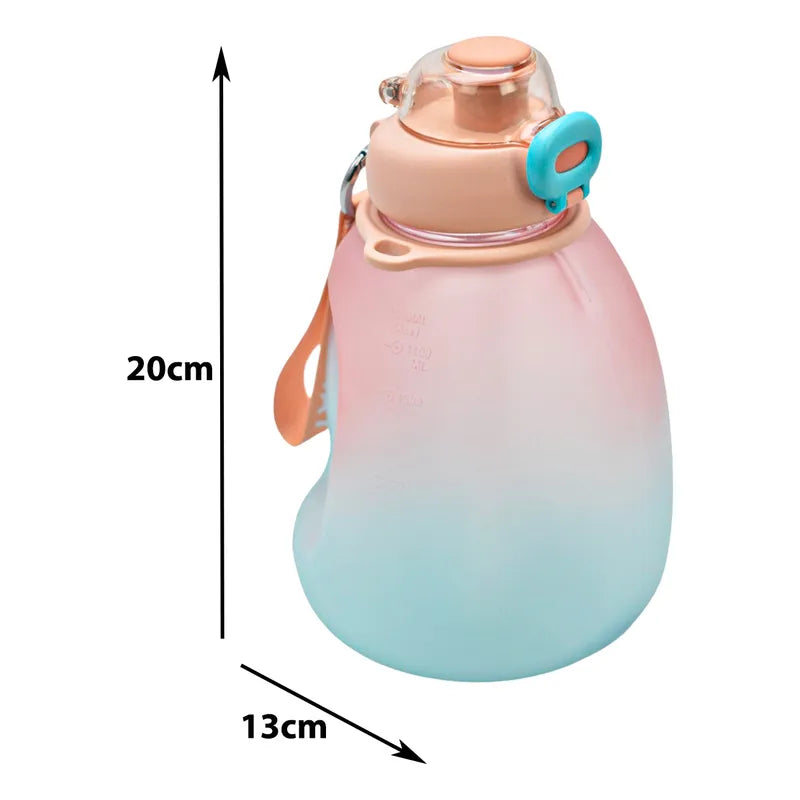 Botella Deportiva De Tritan Con Asa Shotay 1200ml Sm22hat371