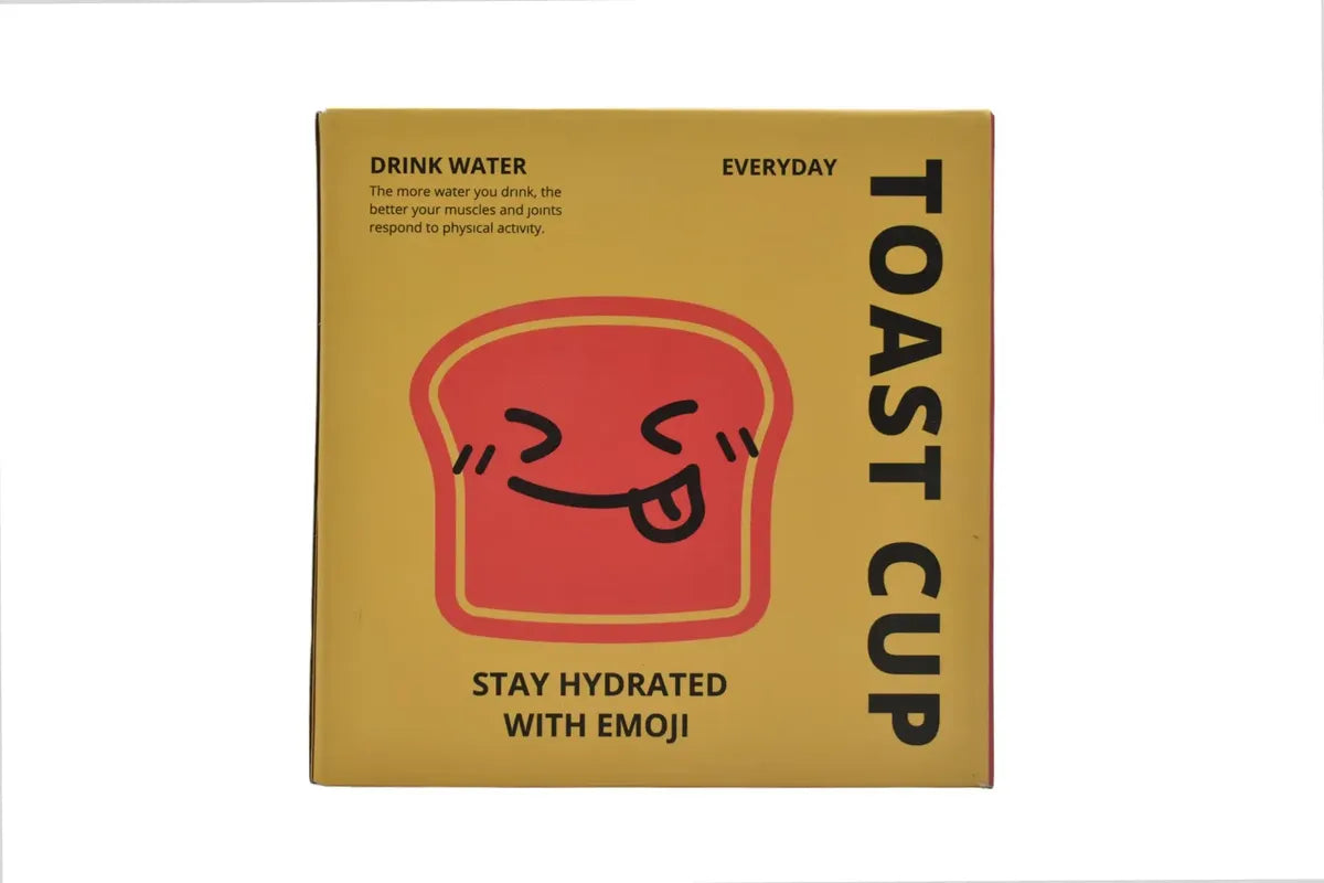 Botella En Forma De Tostada Emoji 380ml Sm22hat227