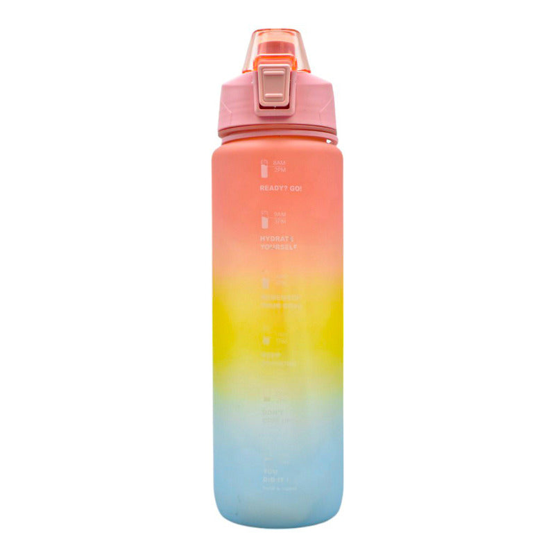 Botella Deportiva Con Asa Arcoiris Rayas 1000ml Sm22hat275 · vista 5