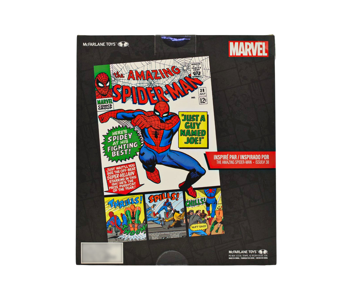 Marvel Spider Man Inspirado Tomo #38 Gold Label Mcfarlane Cf