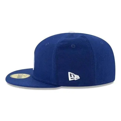 New Era Gorra Los Angeles Dodgers MLB 59fifty 7 1/4 Azul Oscuro M Bordado Oficial para Fans del Equipo