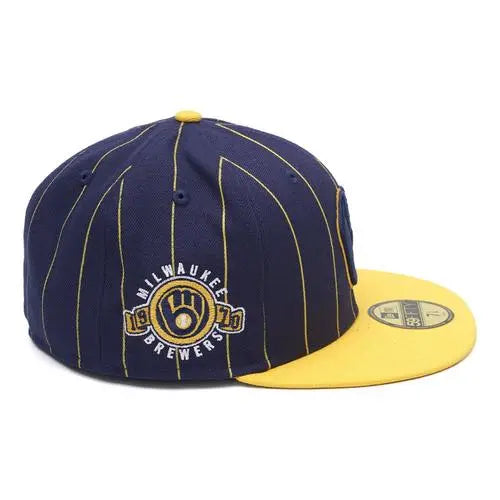 Gorra Milwaukee Brewers 1970 Mlb 59fifty Azul 7 1/8 M New Era