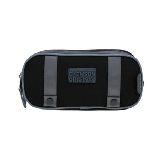 Lapicera Estuche Strong Lisa Negra 2 Cierres Co70737 Chenson