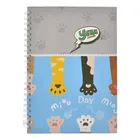 Cuaderno Tapa Dura Cuadricula 80 Hojas Pata Gato Sm24esl512