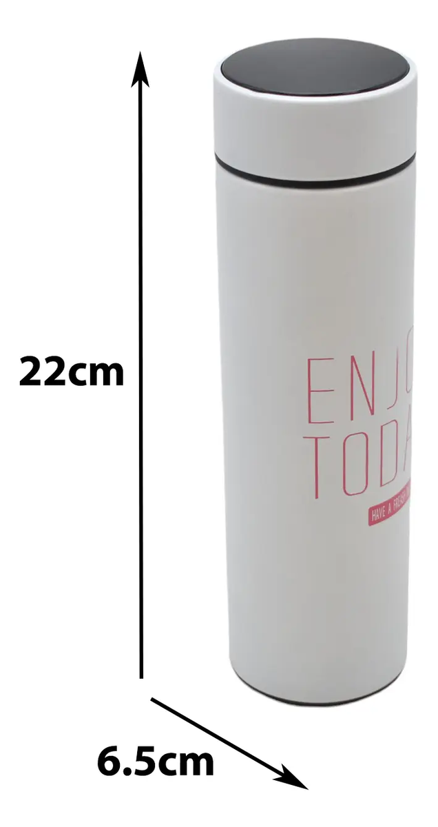 Termo Enjoy Today Con Termometro Led 500ml Sm23cou325