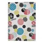 Cuaderno Tapa Dura Cuadricula 80 Hojas Circulos Sm24esl508