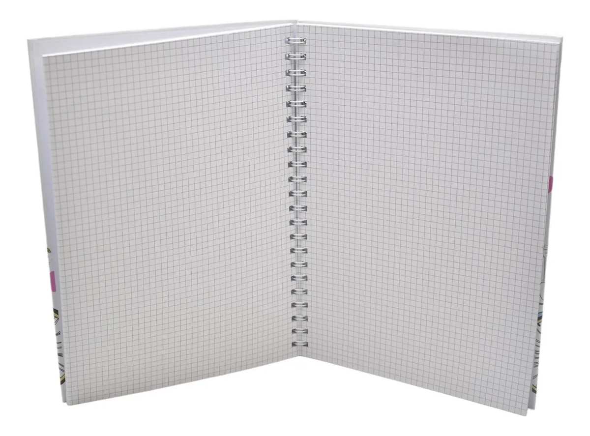 Cuaderno Tapa Dura Cuadricula 80 Hojas Pata Gato Sm24esl512