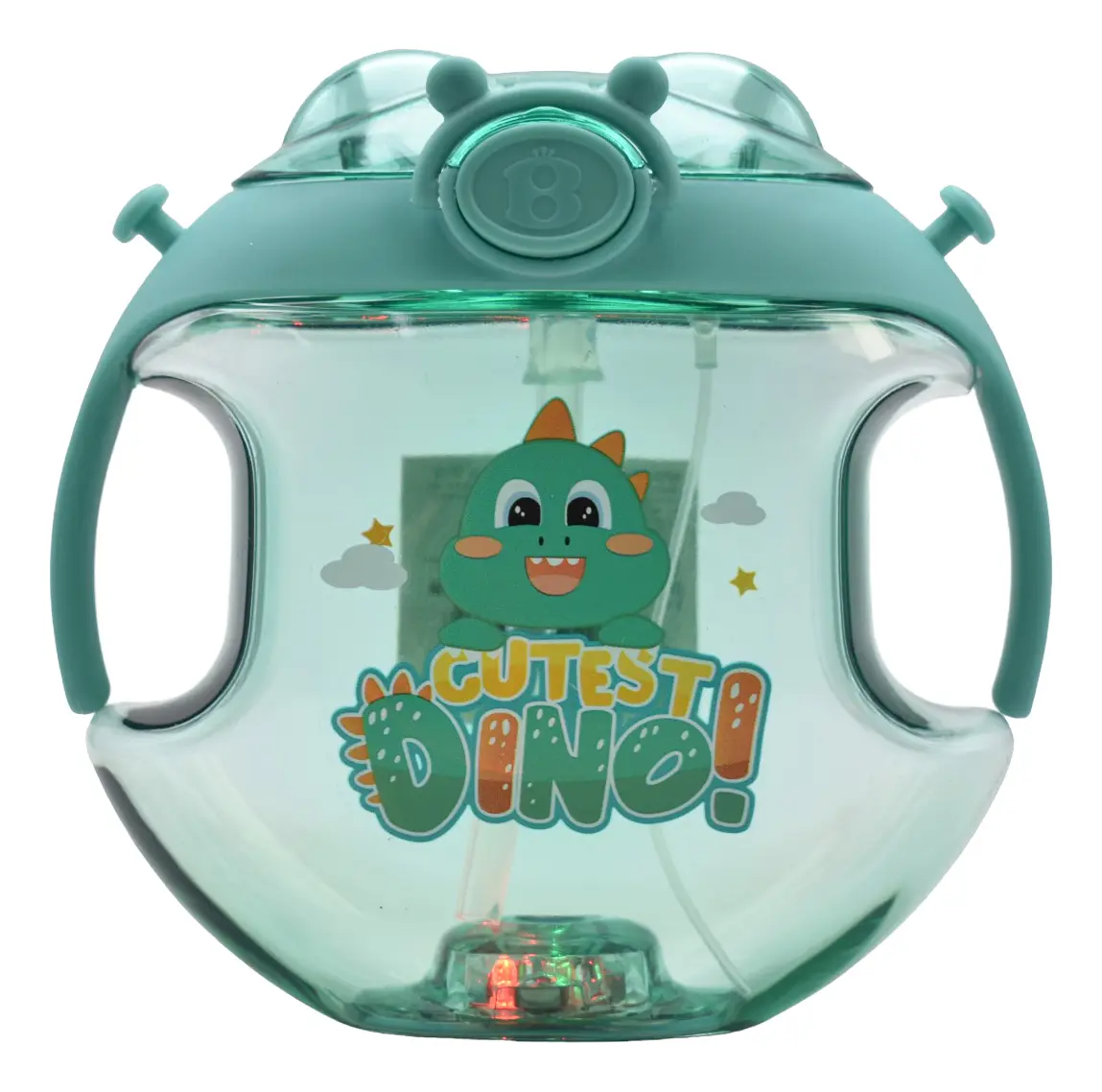 Botella Circular Con Luz Y Asa 500ml Lucky Sm23cou312