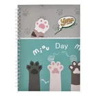 Cuaderno Tapa Dura Cuadricula 80 Hojas Pata Gato Sm24esl512
