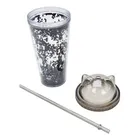 Vaso Plastico Tapadera De Rosca Y Popote Gato Sm22hat286