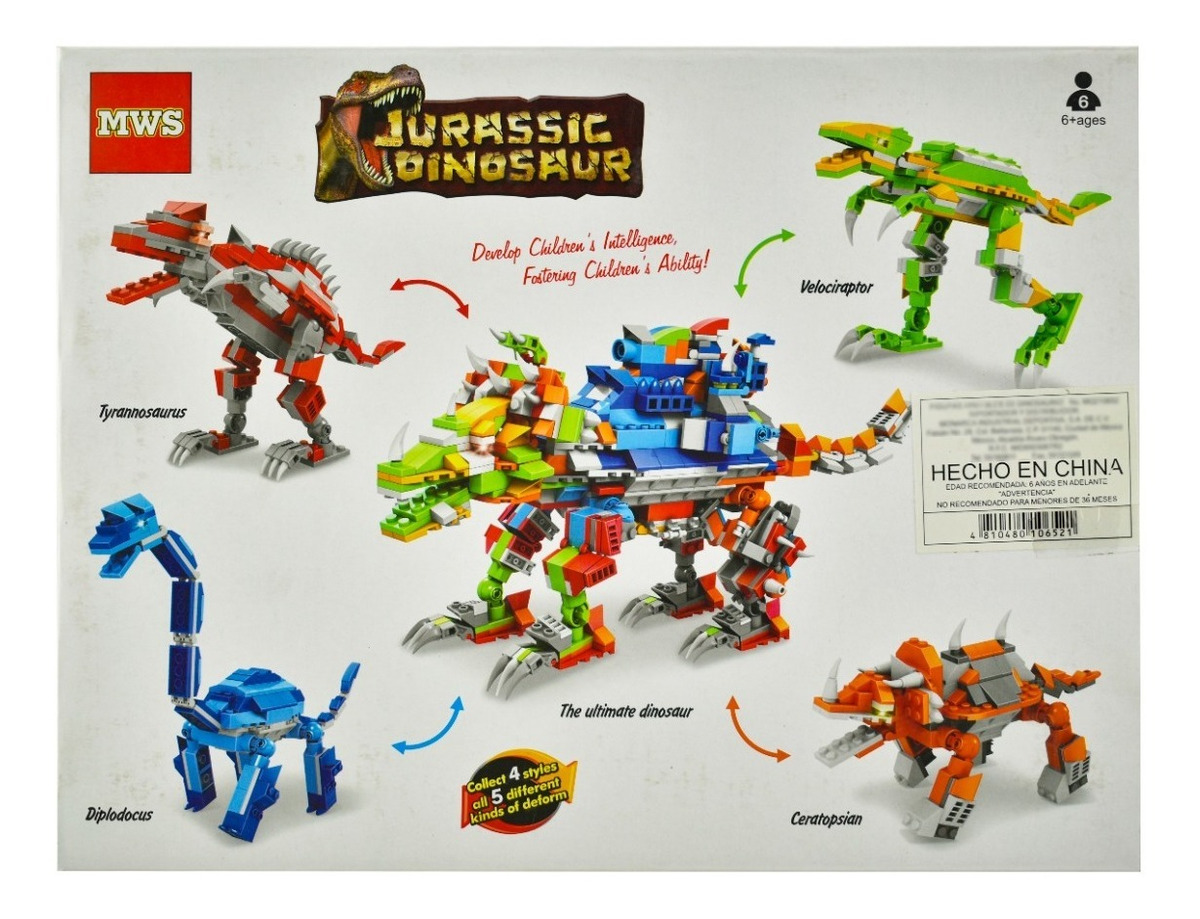 Dinosaurio Jurasico Para Armar Mq210652 Mws