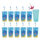 Vaso Lenticular Stitch Y Vaso De Malteada Pack 12pz Bestway