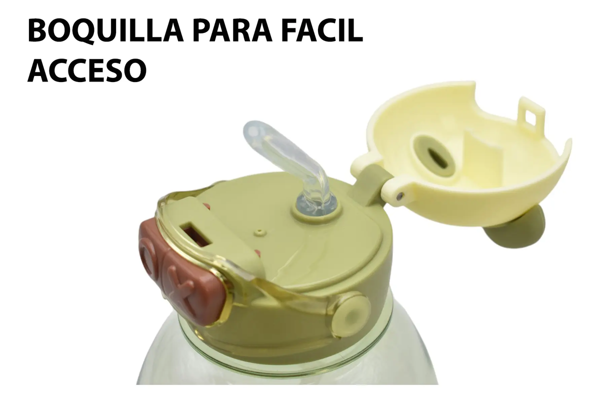 Botella En Forma De Oso Never Give Up 850ml Sm24coh221