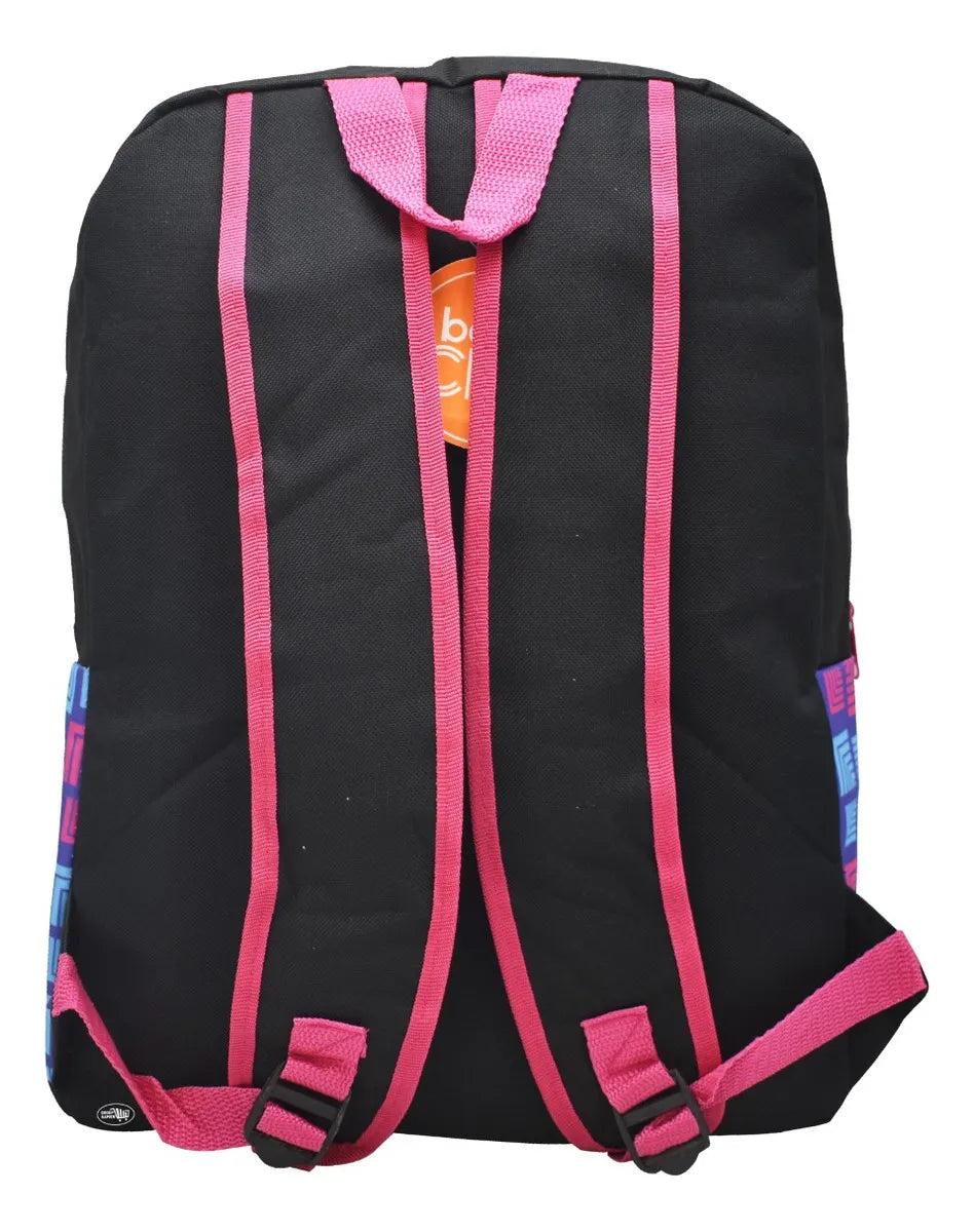 Mochila Cuadros De Colores - Vista lateral