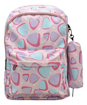Mochila Figuras De Colores Primaria Ll23bjm08 Con Detalle | Taidongo
