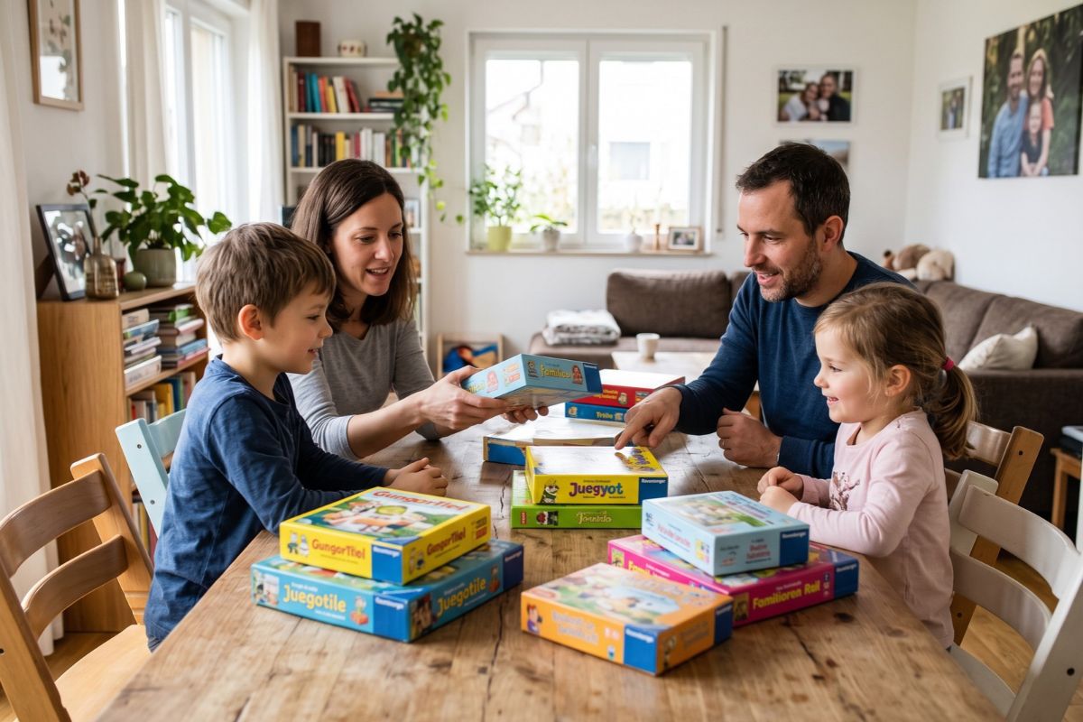 Tipos de juegos de mesa para niños y para qué edad funcionan
