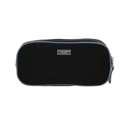 Lapicera Estuche Strong Lisa Negra 2 Cierres Co70737 Chenson