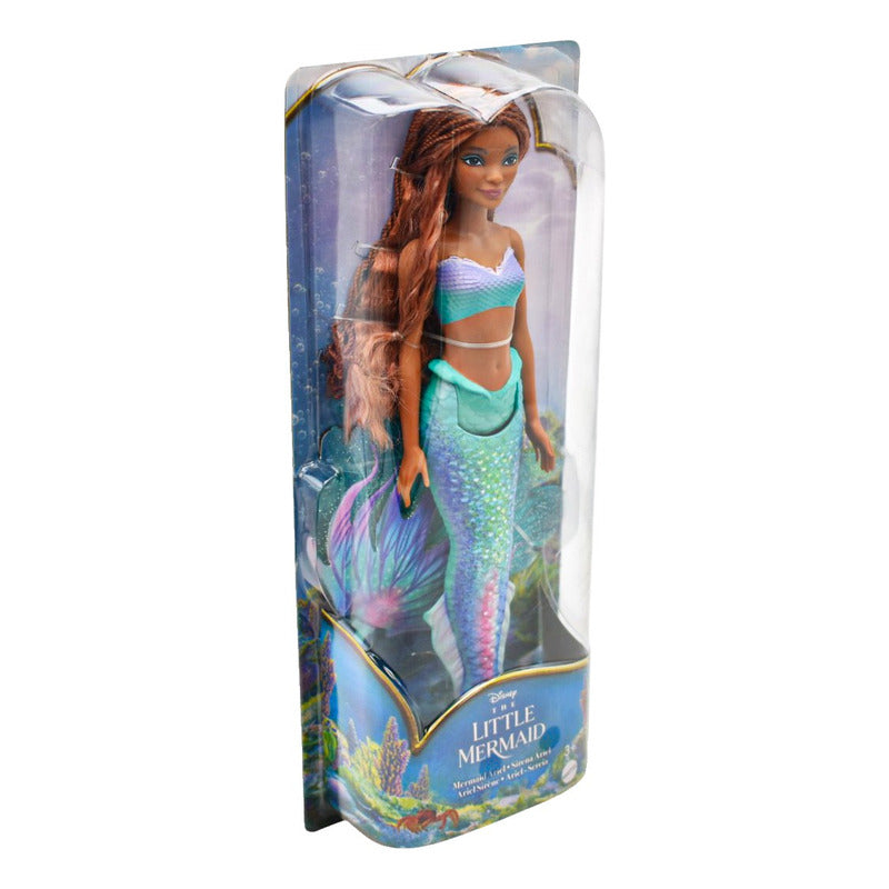 Disney La Sirenita Ariel Sirena Muñeca 34cm Mattel Cf