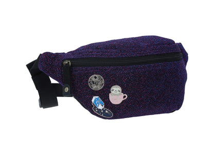 Cangurera Luri Pines Metalicos 1818  Morado 1864543 Chenson