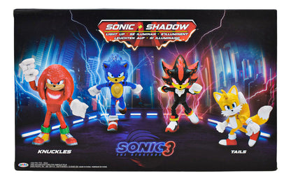 Sonic 3 Pack 4 Figuras De Accion Luz 12cm Jakks Pacific Cf