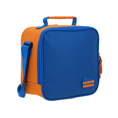 Mochila Lonchera Lapicera Chuasen Naranja Primaria Chenson
