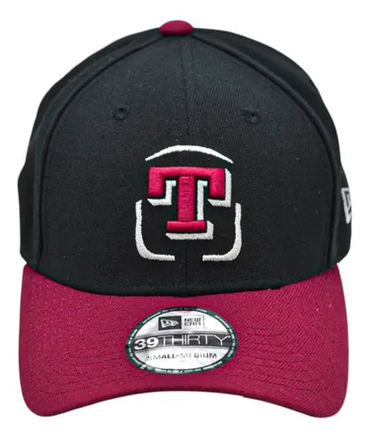 New Era Gorra Olmecas De Tabasco Lmb 39thirty Negro Con Vino Bordado Diseño Exclusivo Poliéster Talla Ch Para Fans Y Eventos Deportivos