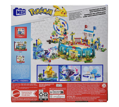 Mega Pokemon Aventura Acuática 319 Piezas Mattel Cf