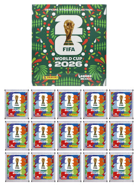 Copa Mundial Fifa 2026 Pack 15 Sobres Y Album Duro Panini Mundial Fifa 2026