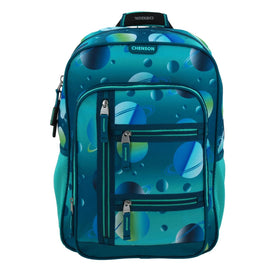Mochila Planetas Con Porta Tablet Estampado Primaria Chenson