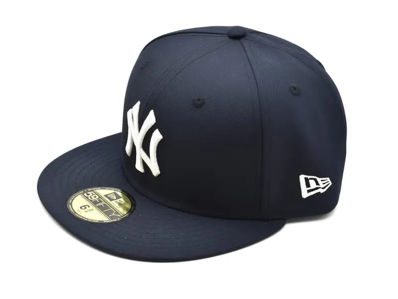 New Era Gorra New York Yankees MLB Azul Marino 6 3/4 59 Fifty Diseño Oficial Apto para Fans de MLB Gorra Deportiva Cómoda y Funcional