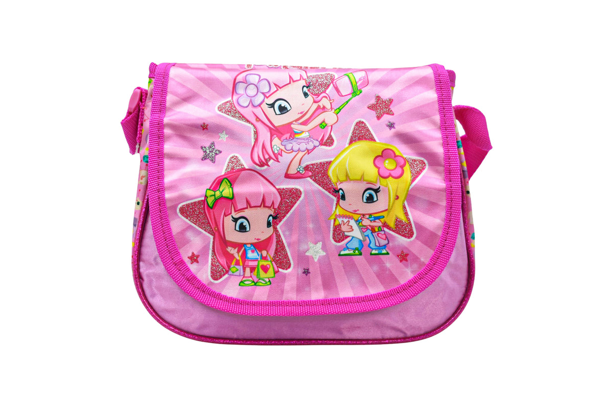 Mini Backpack Bolso Y Lapicera Pinypon Estampando Famosa