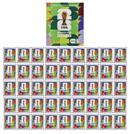 Copa Mundial Fifa 2026 Pack 45 Sobres Y Album Suave Panini