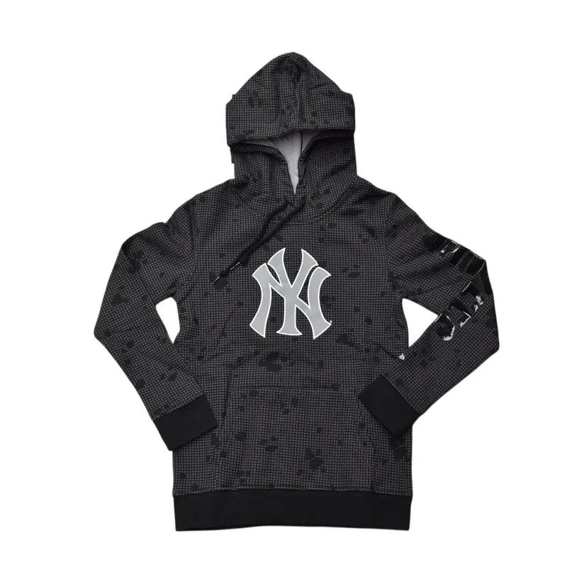 Sudadera New York MLB Color Negro Con Gris Talla S New Era