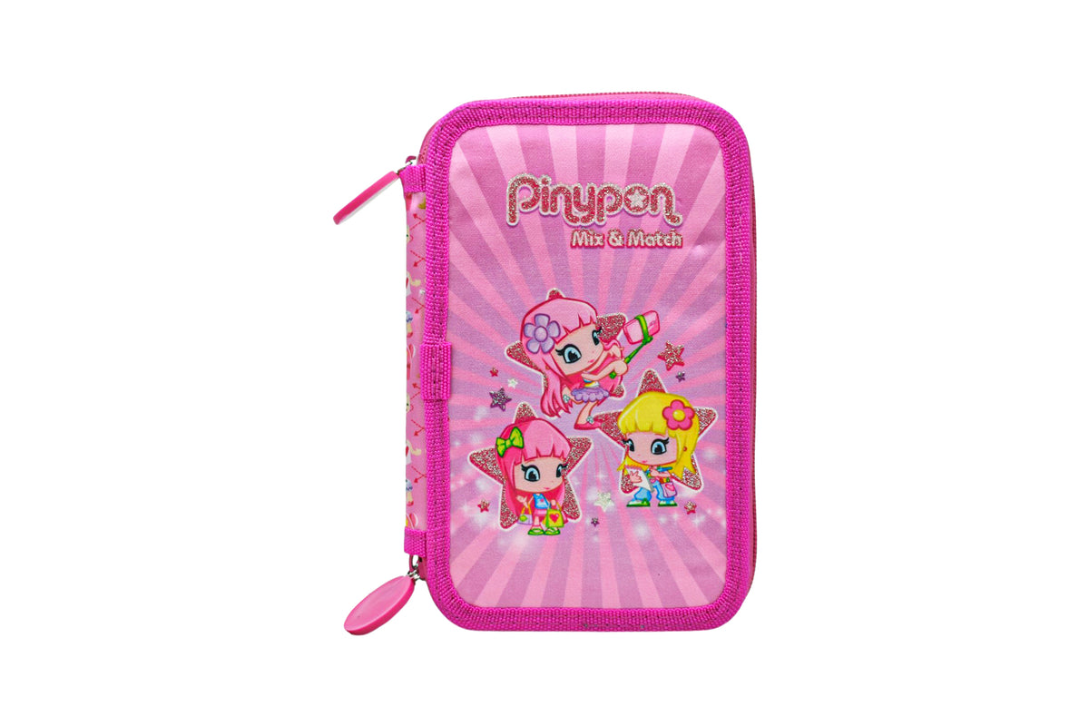 Mini Backpack Bolso Y Lapicera Pinypon Estampando Famosa