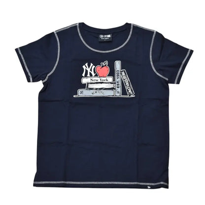 Playera New York MLB Color Azul con Diseño Único Talla L Para Hombres New Era