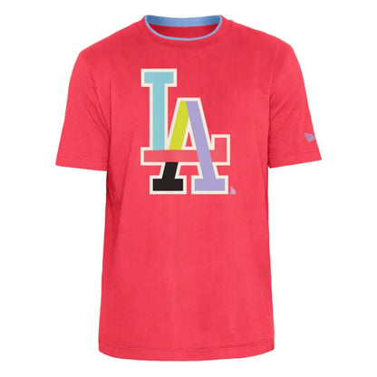 Playera Los Angeles Dodgers Color Rojo MLB Para Hombre Talla G New Era