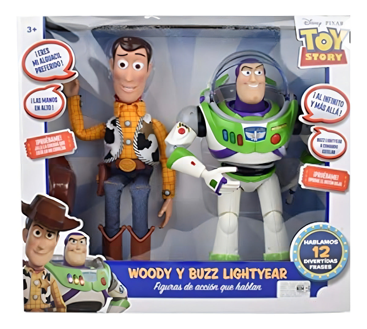 Juguete Buzz Y Woody Habla Español Pelicula Toy Story Niños