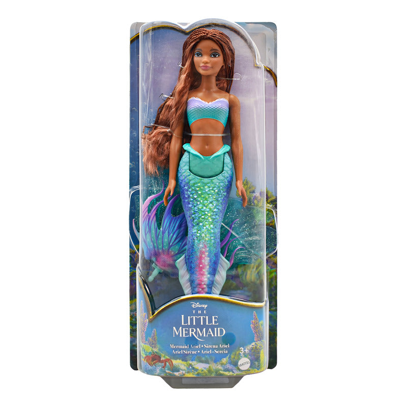 Disney La Sirenita Ariel Sirena Muñeca 34cm Mattel Cf