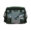 Lonchera Termica Pixels Estampado Pixeles Verde Chenson