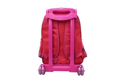 Mochila Con Ruedas Lonchera Y Lapicera Unicornio Sun Happy Sin Luz Primaria Con Detalle