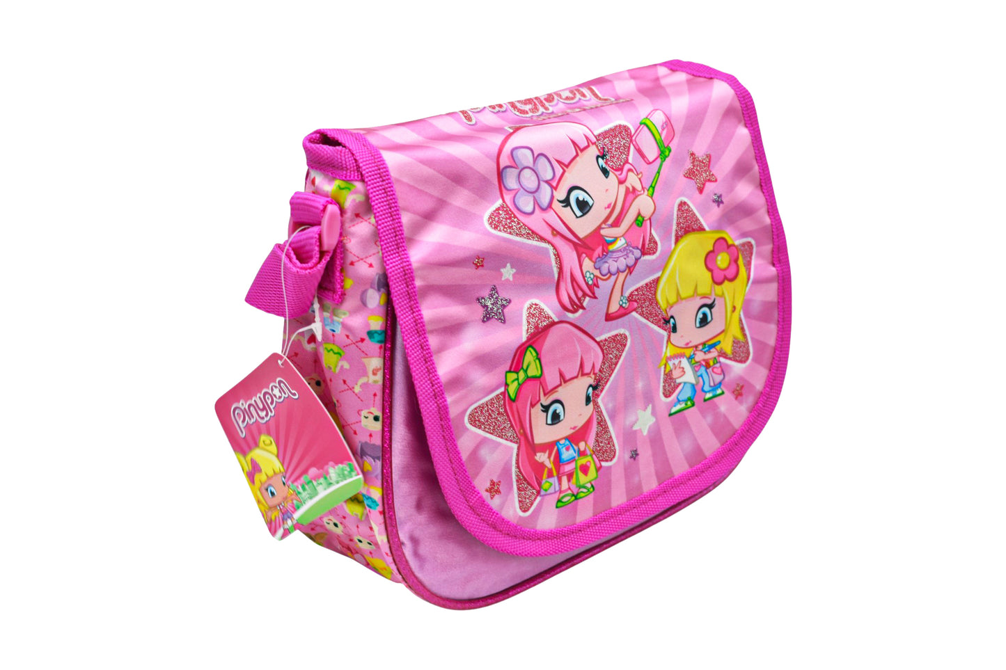Mini Backpack Bolso Y Lapicera Pinypon Estampando Famosa