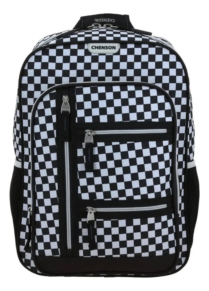 Mochila Lonchera Tart Cuadros Porta Tablet Primaria Chenson