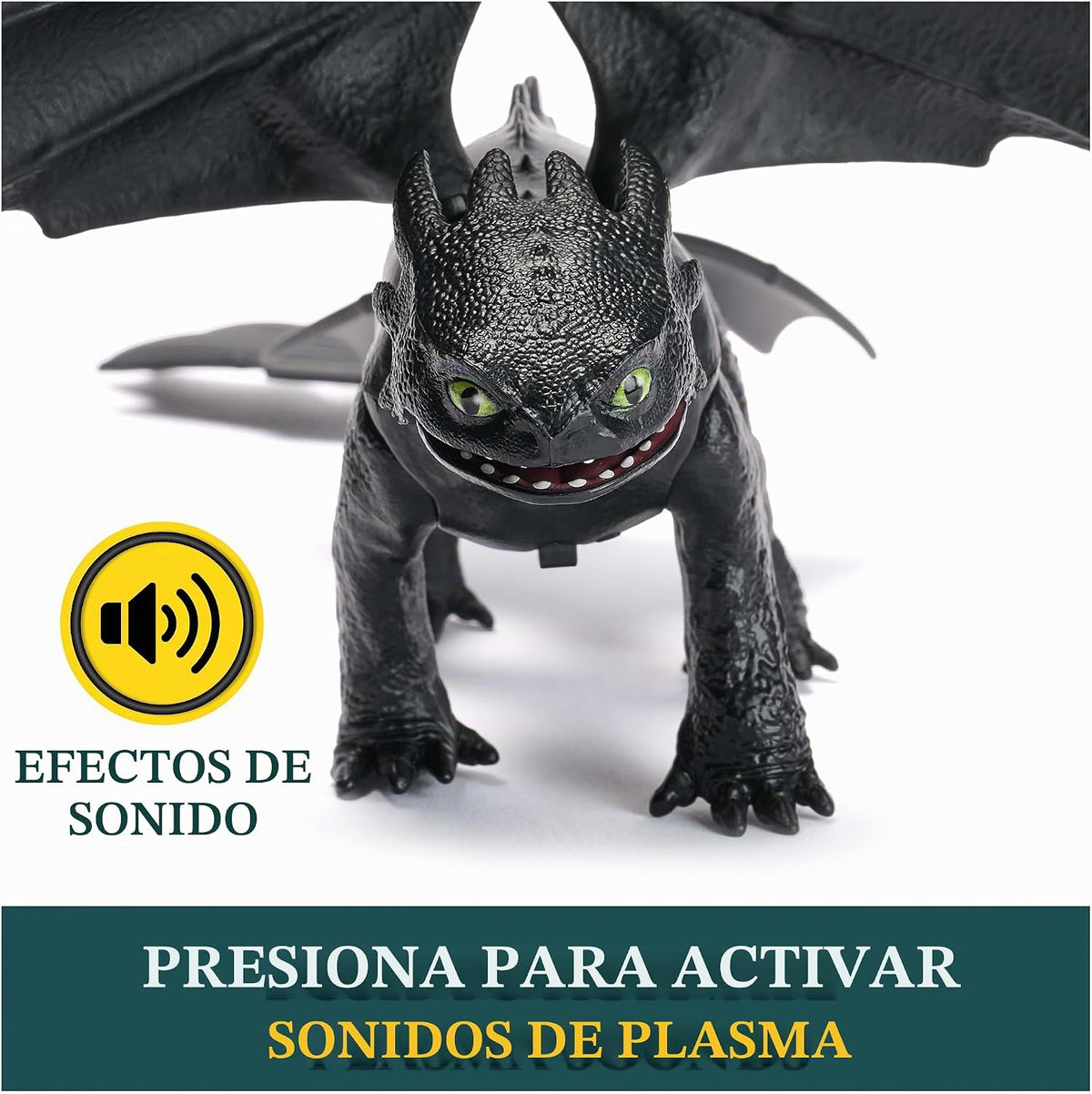 Como Entrenar A Tu Dragon Toothless Plasma Sound Spin Master