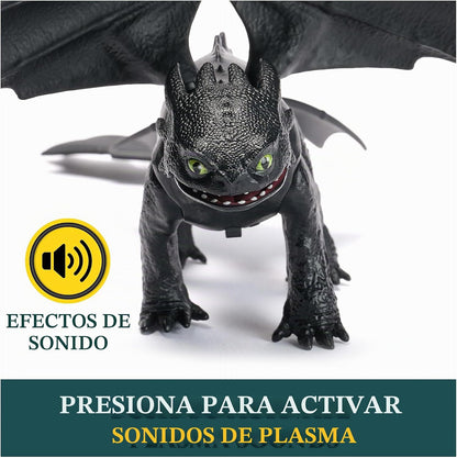 Como Entrenar A Tu Dragon Toothless Plasma Sound Spin Master