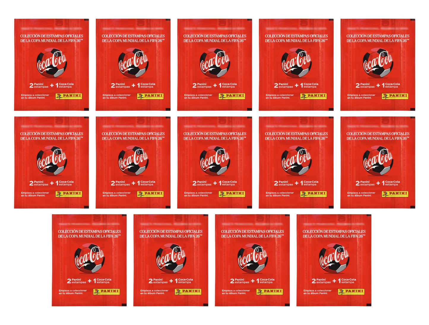Mundial 2026 Set Completo Coca Cola Sin Abrir 14 Pz Panini