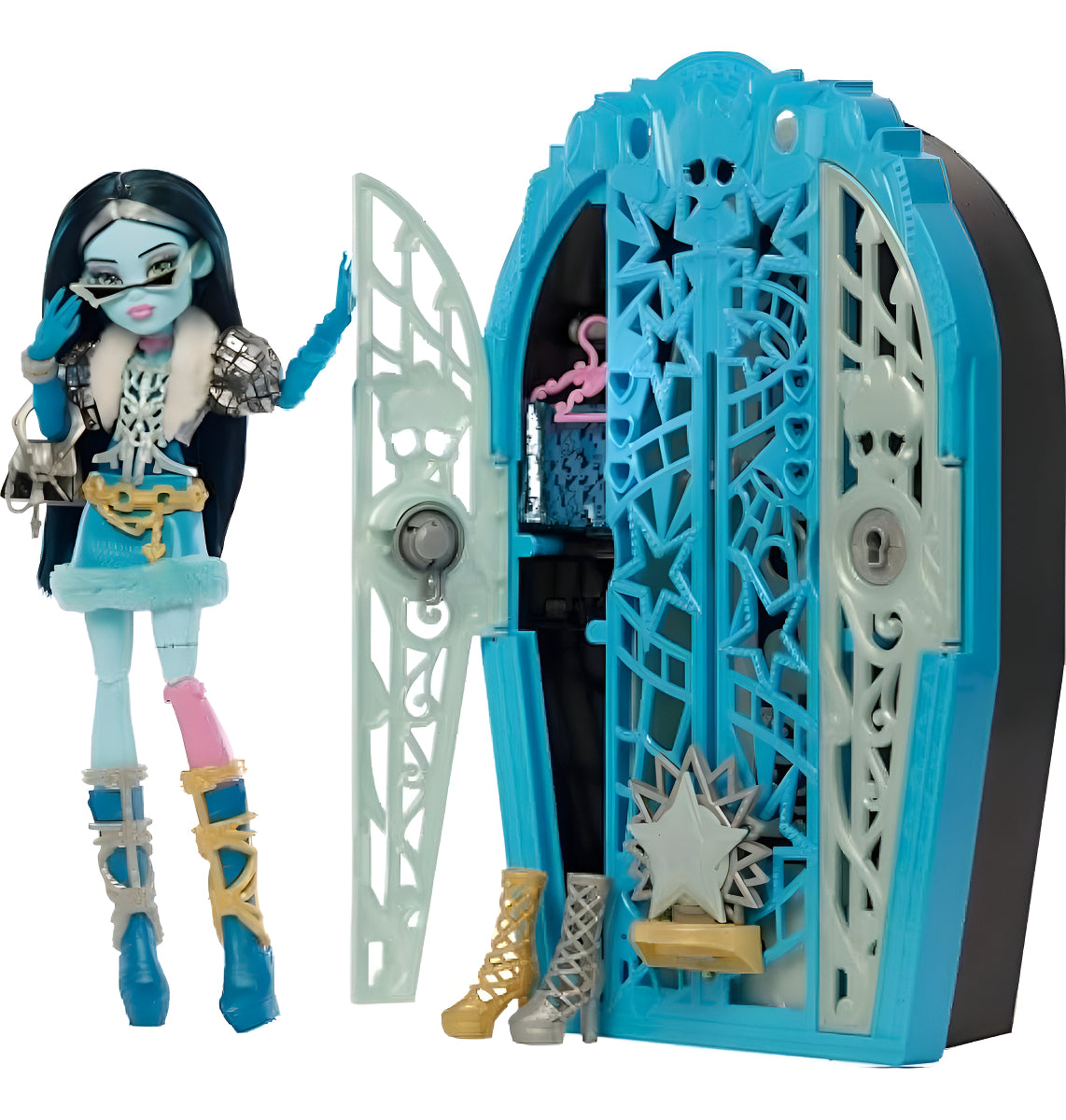 Muñeca Y Accesorios Skulltimate Hauntlywood Frankie Monster High