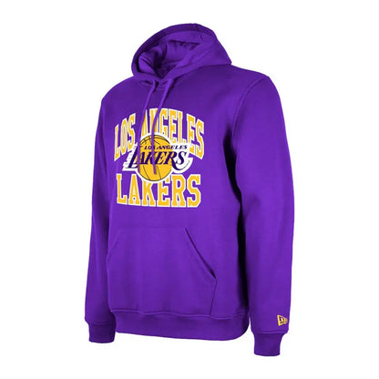 New Era Sudadera Los Angeles Lakers NBA Con Capucha Morado Talla L Oficial De La NBA