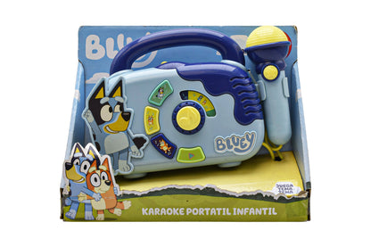 Bluey Karaoke Portatil Infantil Luces Y Sonidos Ludo Cf