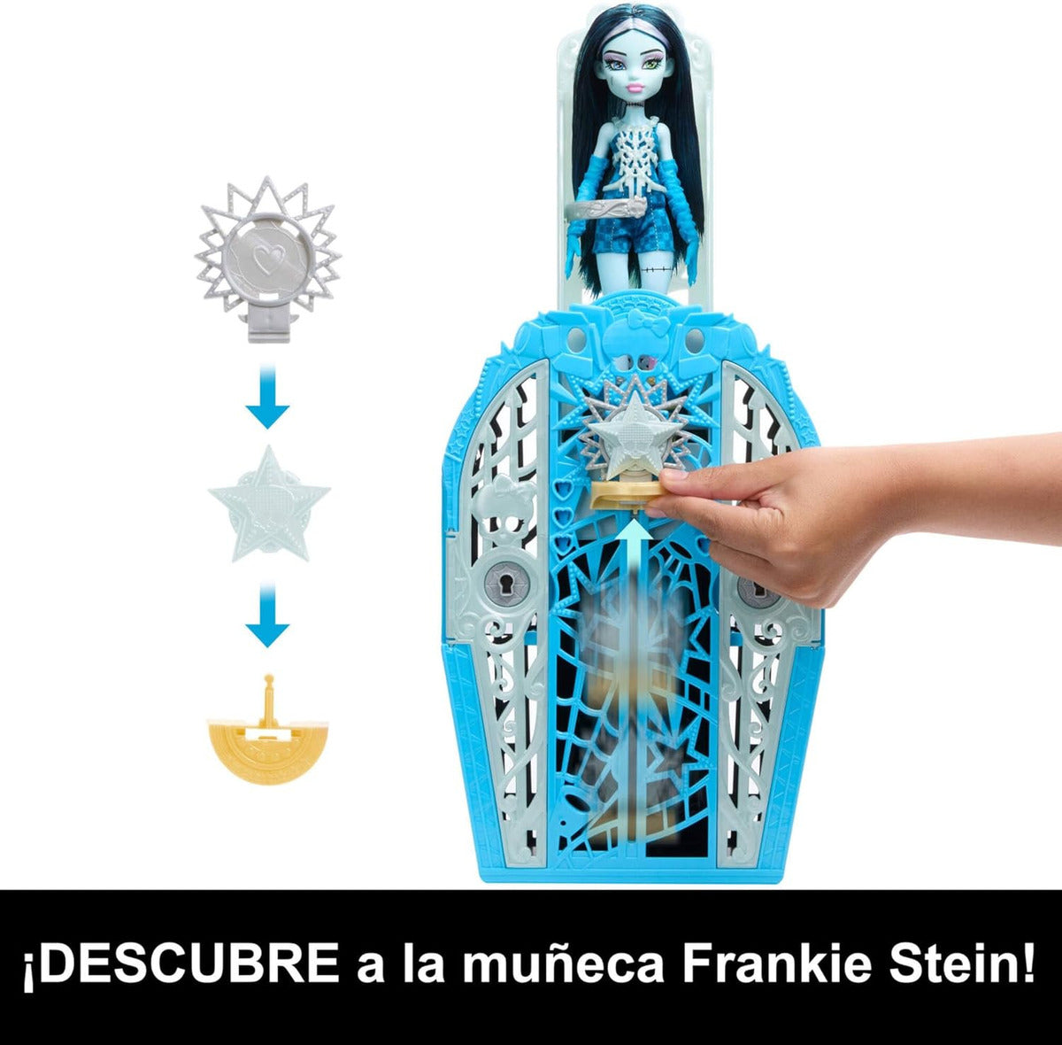 Muñeca Y Accesorios Skulltimate Hauntlywood Frankie Monster High