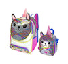 Mochila Y Lonchera Unicornio Lentejuela Primaria Wilys